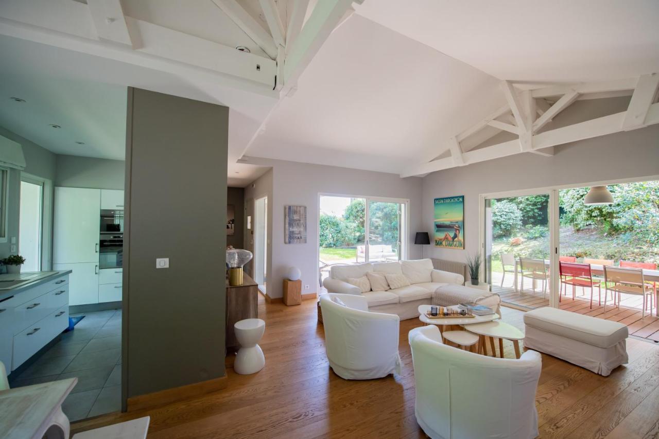 Villa Spacieuse A Arcachon, Proche Plages, Jardin Esterno foto